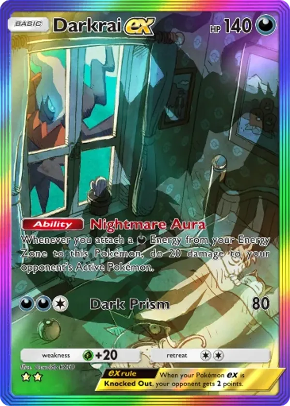 Darkrai ex card front