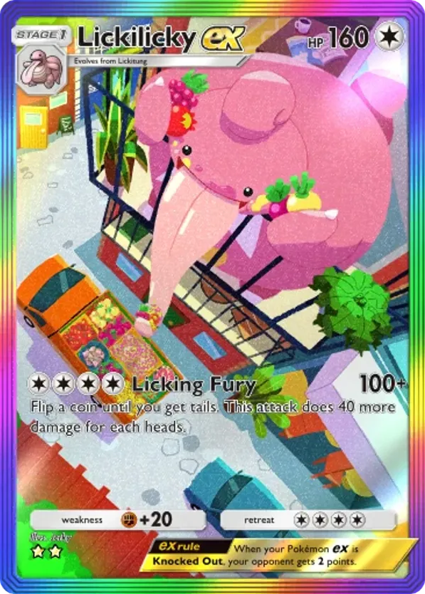Lickilicky ex card front