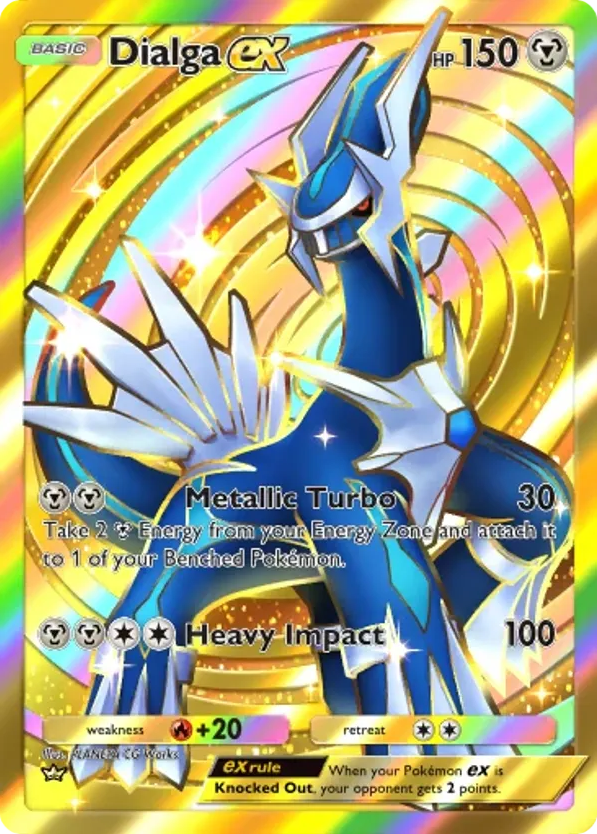 Dialga ex card front