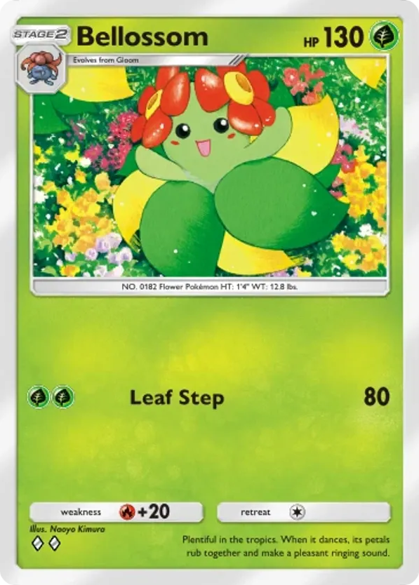 Bellossom card front