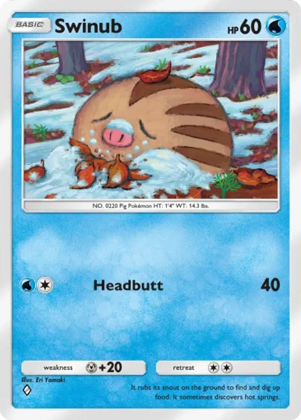 Swinub card front
