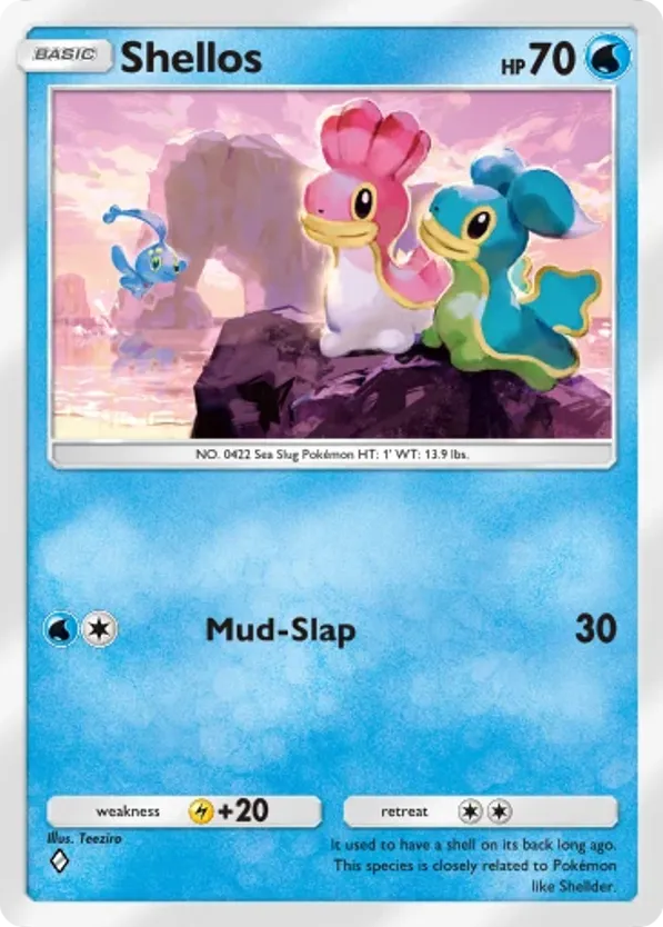 Shellos card front