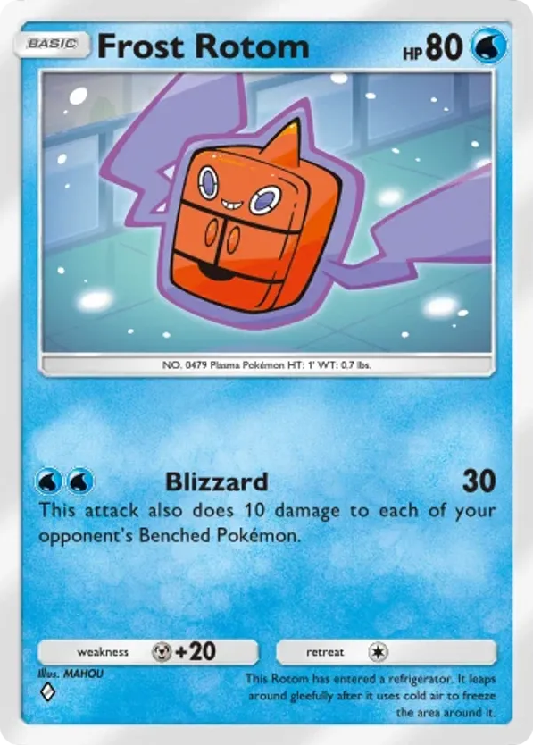 Frost Rotom card front