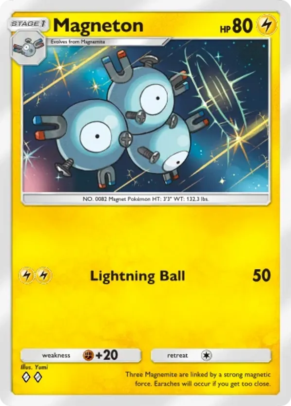 Magneton card front