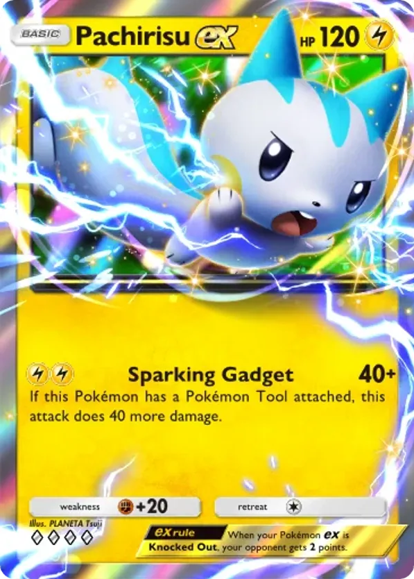 Pachirisu ex card front