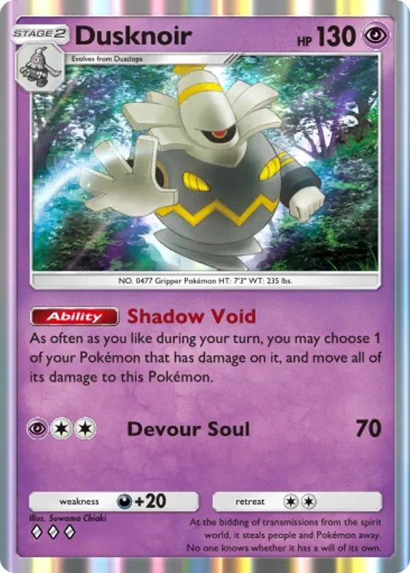 Dusknoir card front