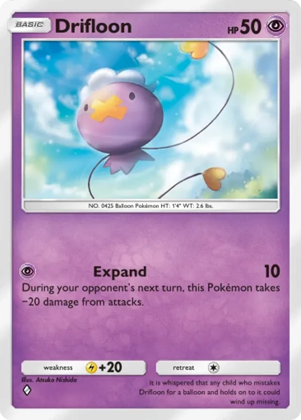 Drifloon card front