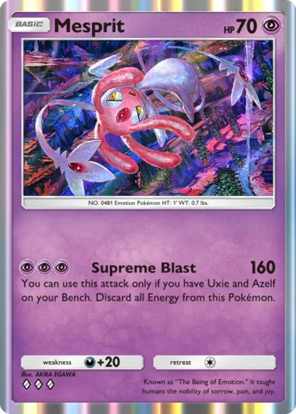 Mesprit card front