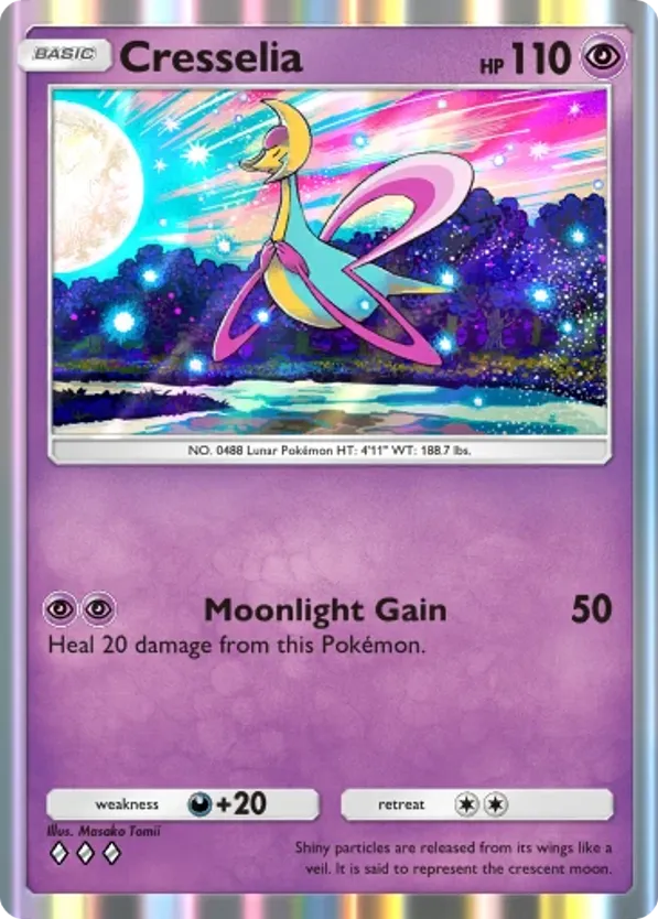 Cresselia card front