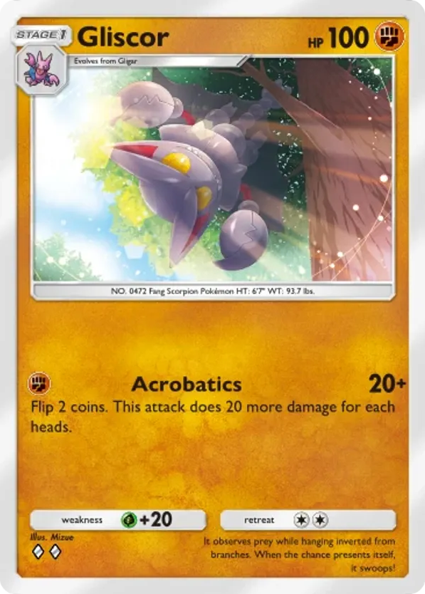 Gliscor card front