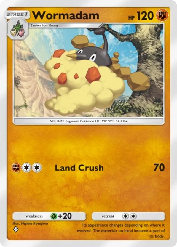 Wormadam card front