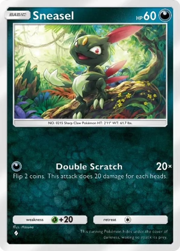 Sneasel card front