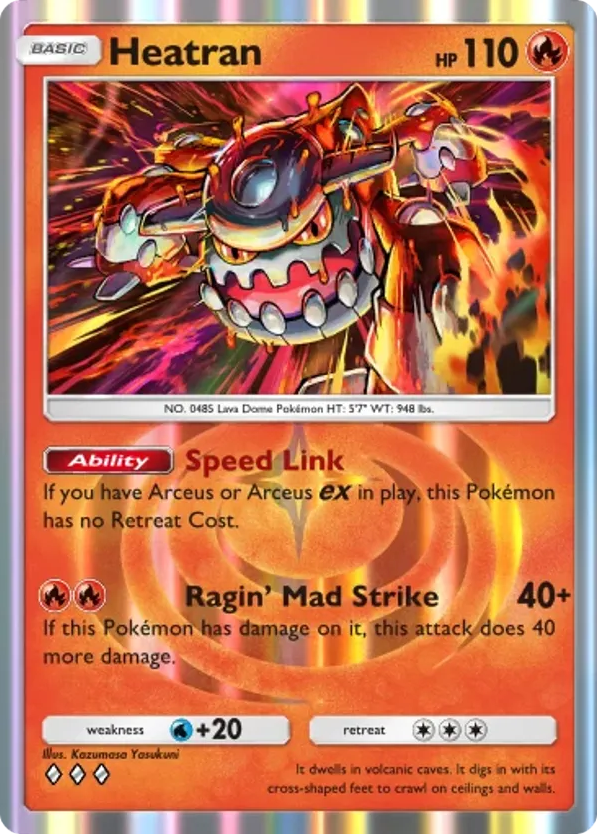 Heatran card front