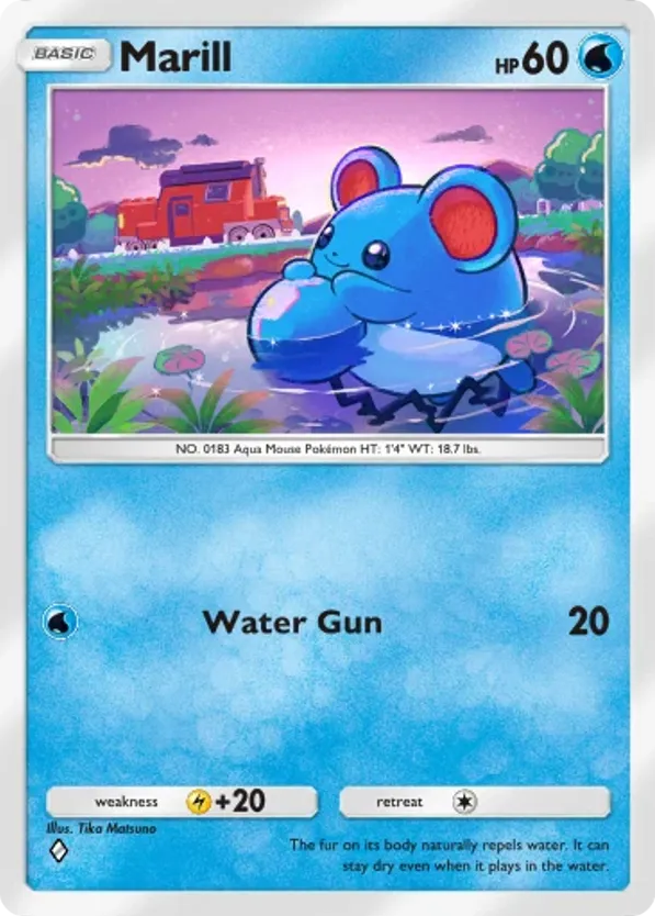 Marill card front