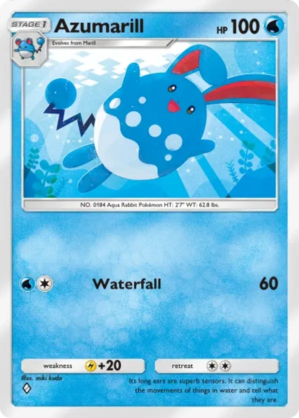 Azumarill card front