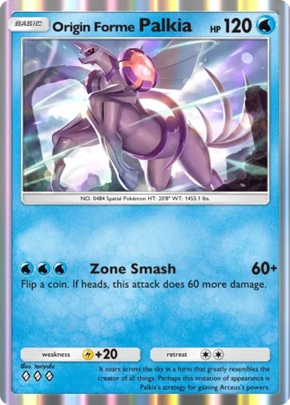 Palkia card front