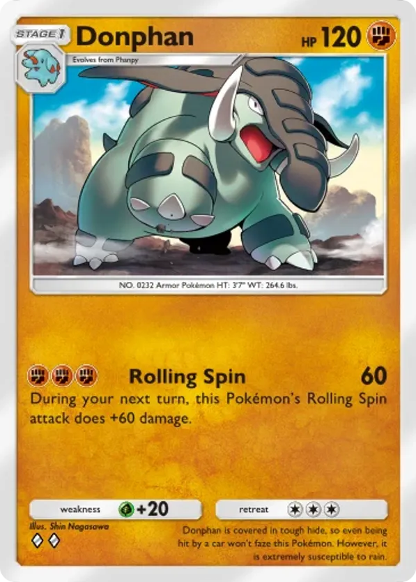Donphan card front