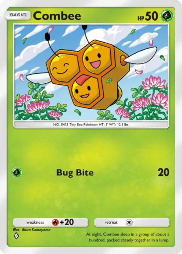 Combee card front