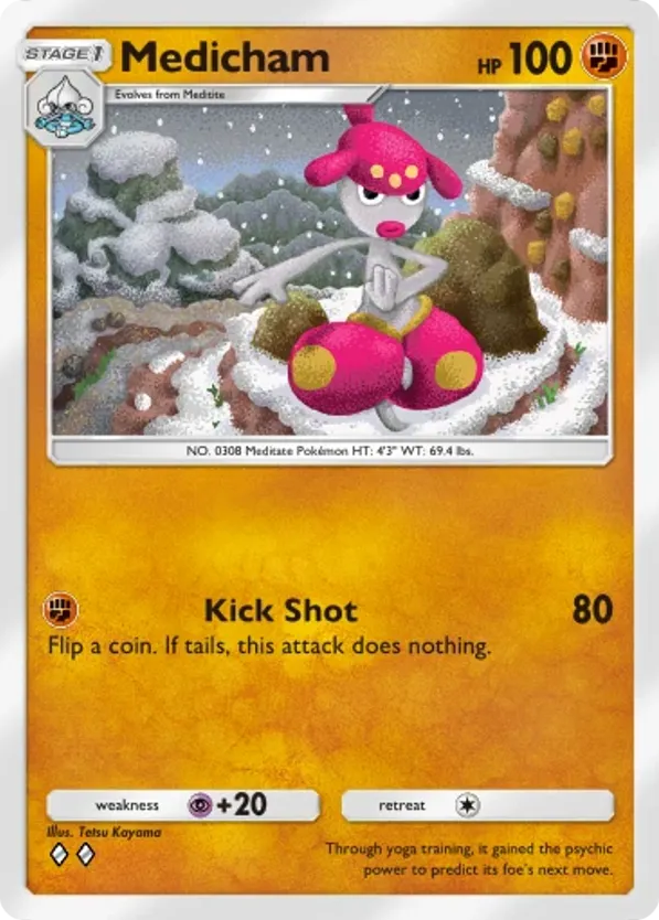 Medicham card front