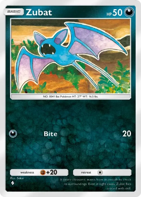 Zubat card front