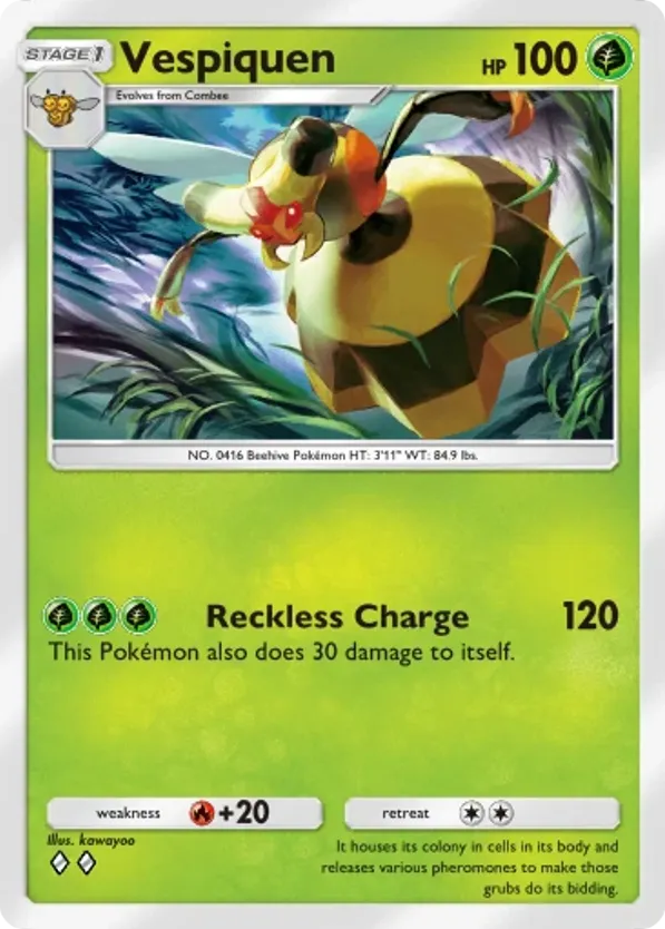 Vespiquen card front