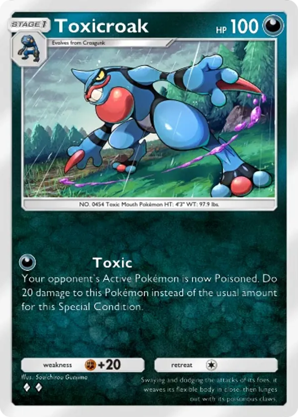 Toxicroak card front