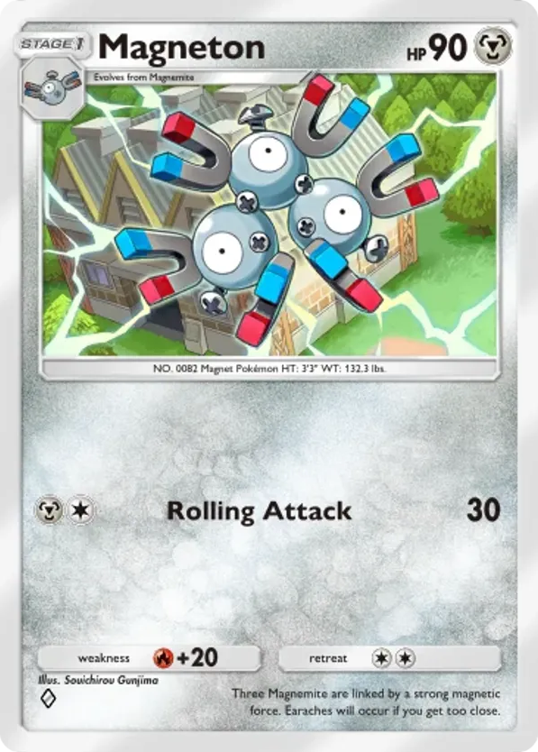 Magneton card front