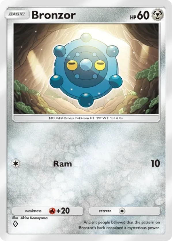 Bronzor card front