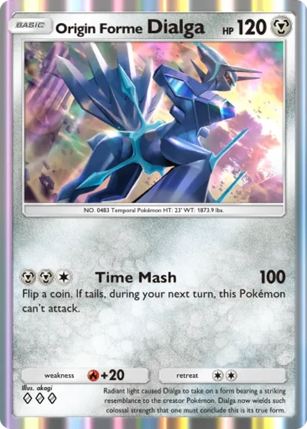 Dialga card front