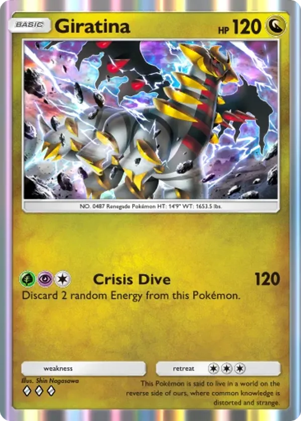 Giratina card front