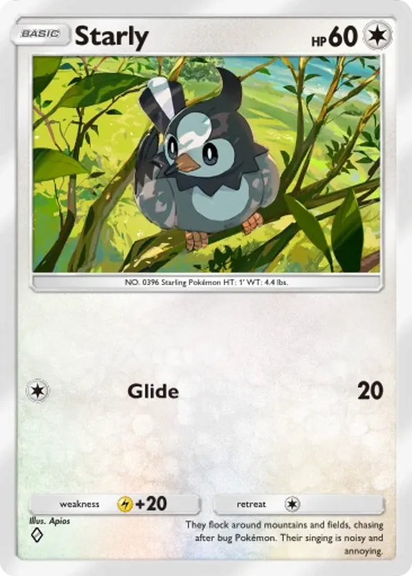 Starly card front