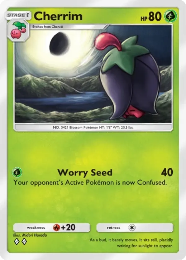 Cherrim card front
