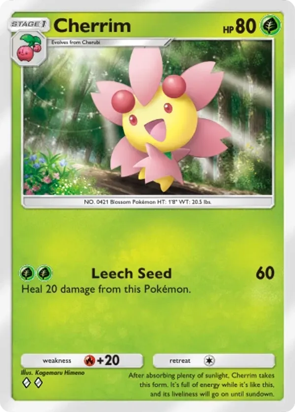 Cherrim card front