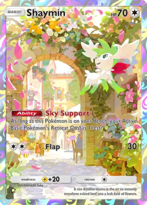 Shaymin card front
