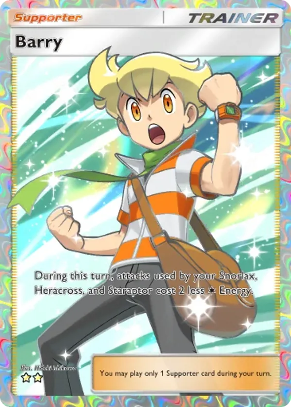 Barry card front