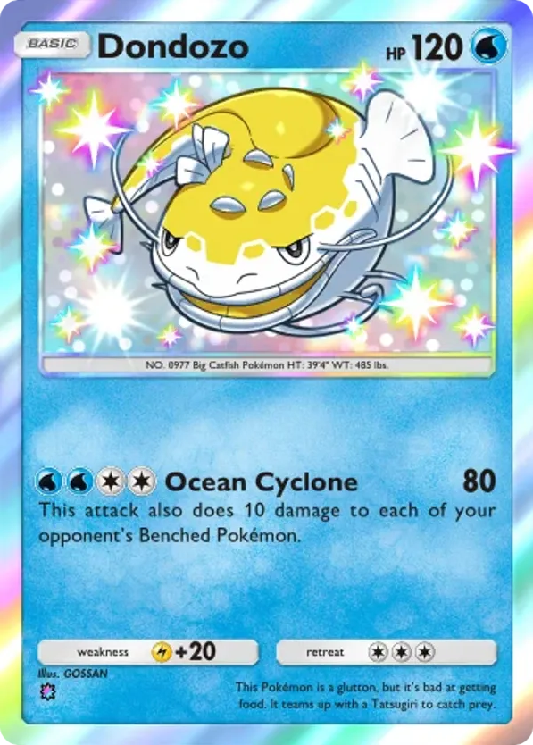 Dondozo card front