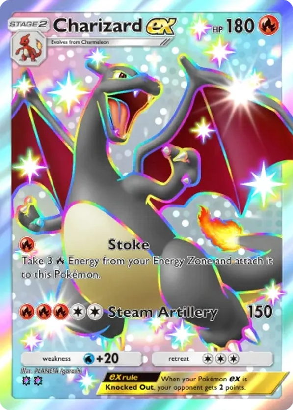 Charizard ex card front