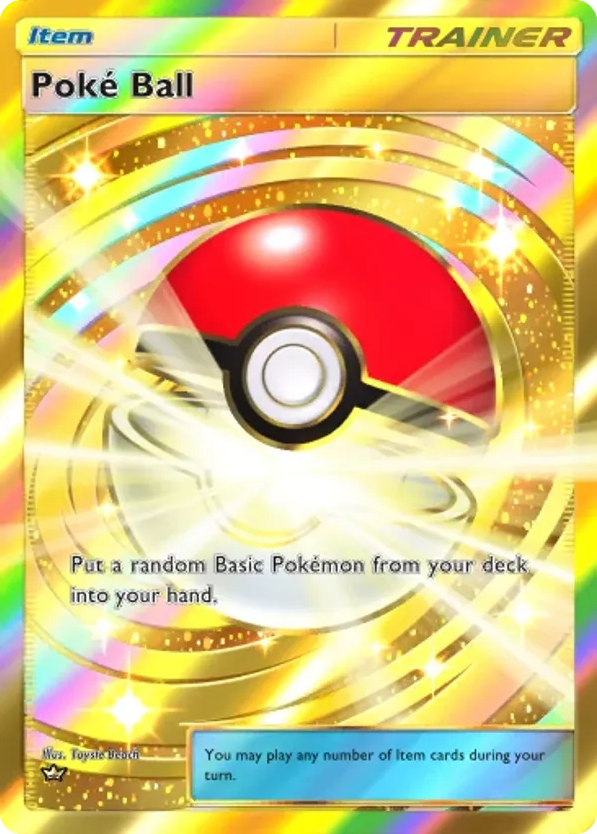 Poké Ball card front