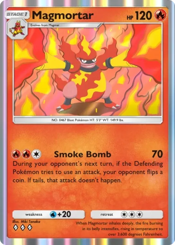 Magmortar card front