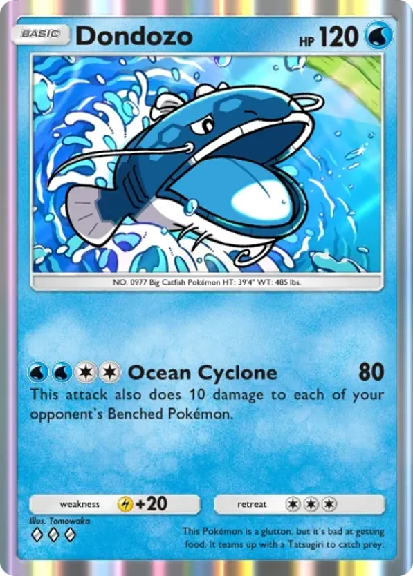Dondozo card front