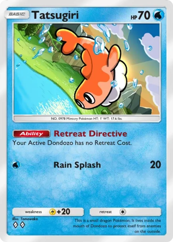 Tatsugiri card front