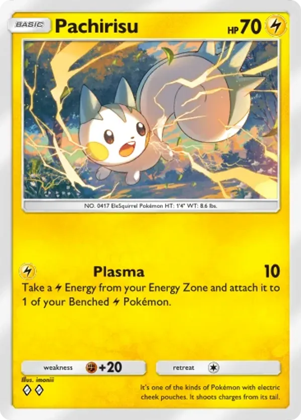 Pachirisu card front