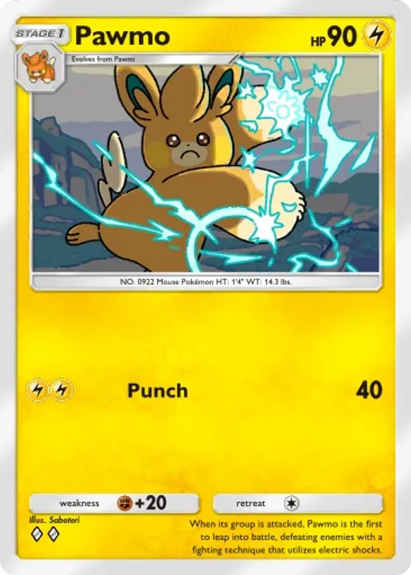 Pawmo card front