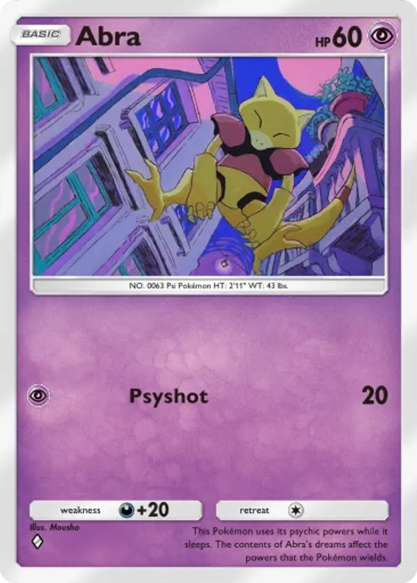 Abra card front