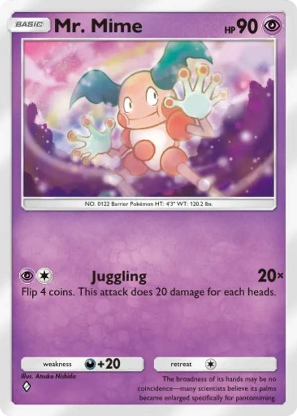 Mr. Mime card front