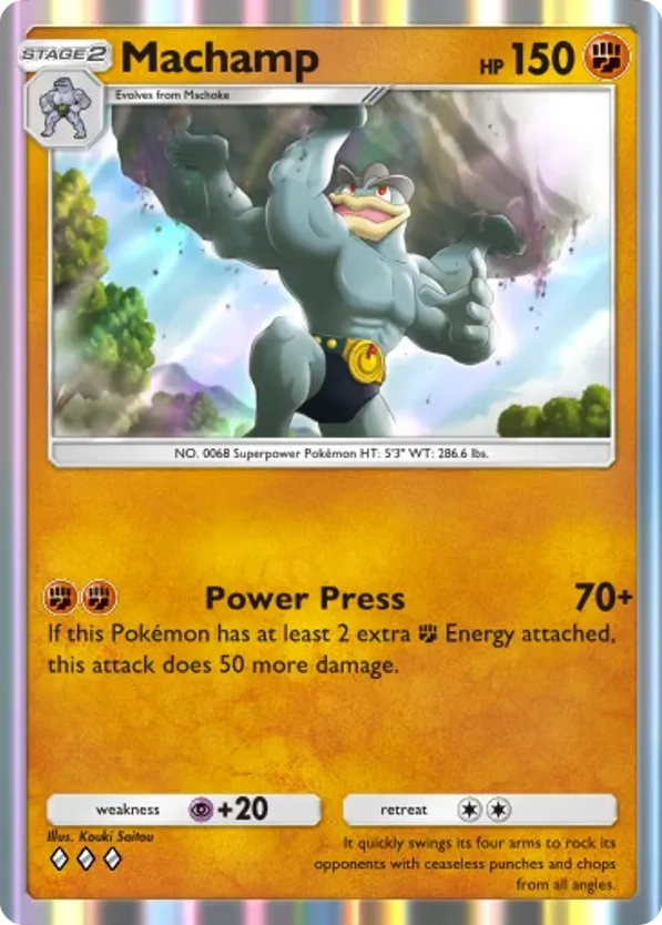 Machamp card front