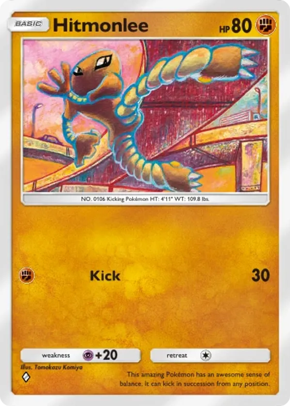 Hitmonlee card front
