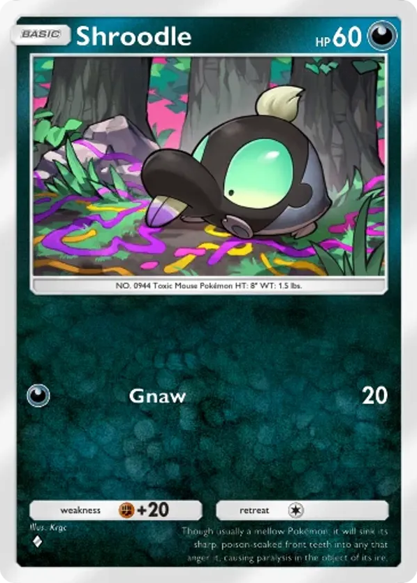 Shroodle card front