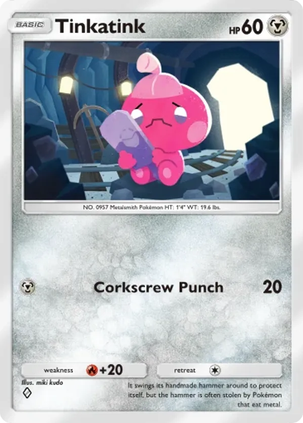 Tinkatink card front