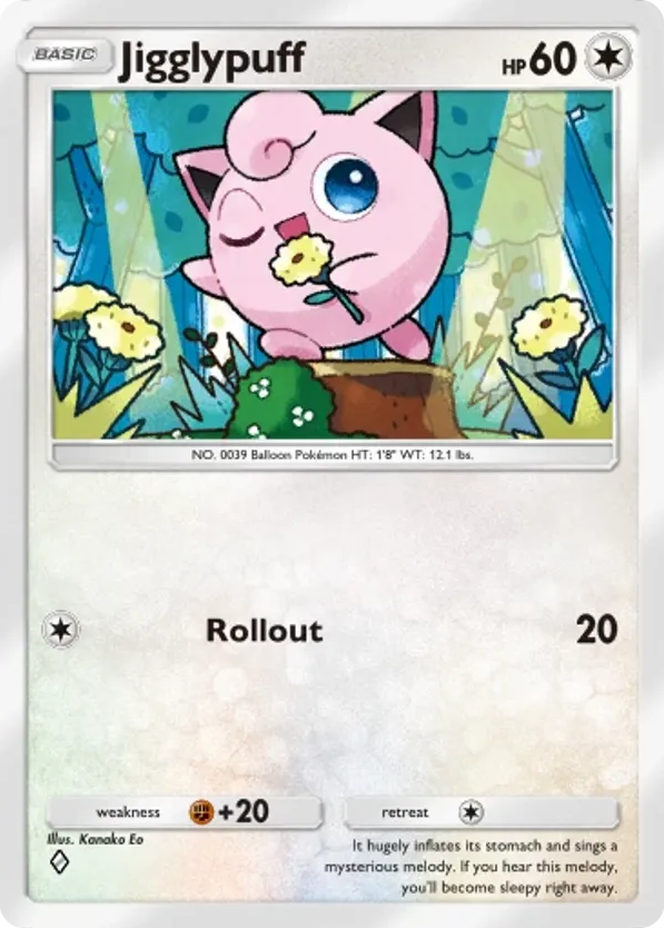 Jigglypuff card front